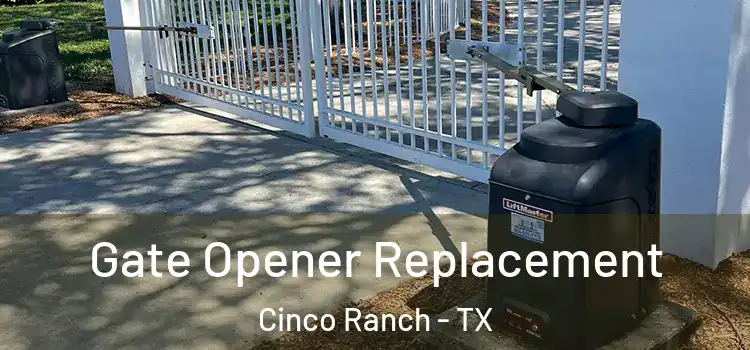  Gate Opener Replacement Cinco Ranch - TX